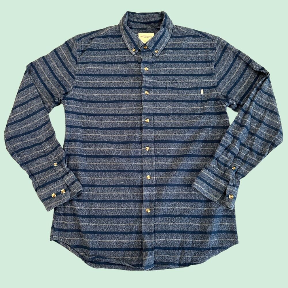 Obey Propaganda Striped Button-Down Shirt